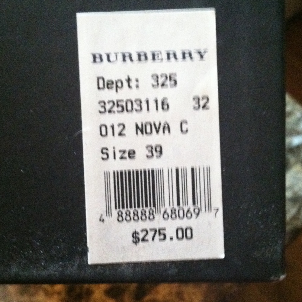 Burberry Red Insole Plaid Slide Mules with Black Trim - Picture 2 of 3